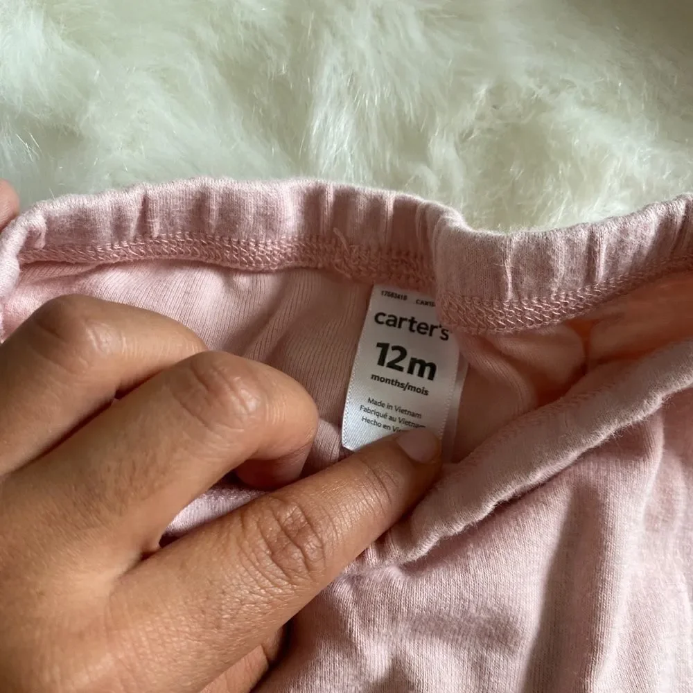 [carters] matching pink leggings & sweatshirt #10
